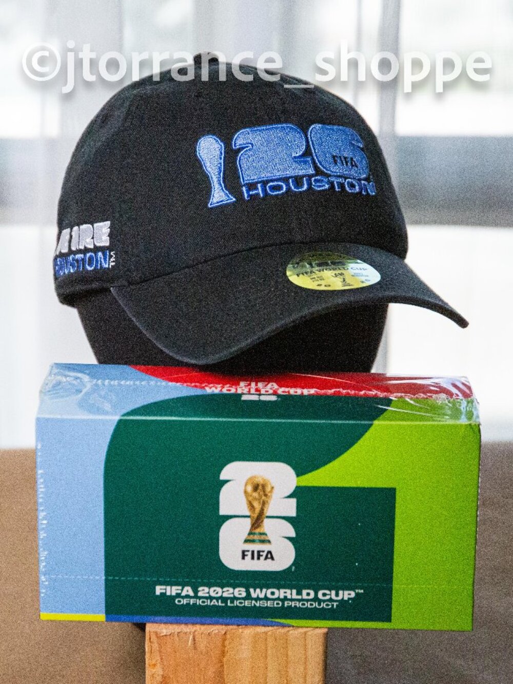 SEALED ~ FIFA World Cup 2026 Mascots Canada , México, USA + Host Houston Hat